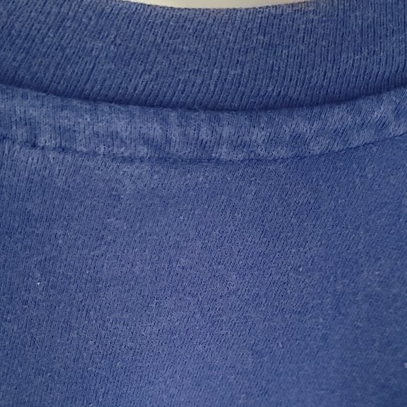 Vintage Florida Graphic T-Shirt Men's XL Navy Blue Hanes Beefy T Distressed - Picture 11 of 12